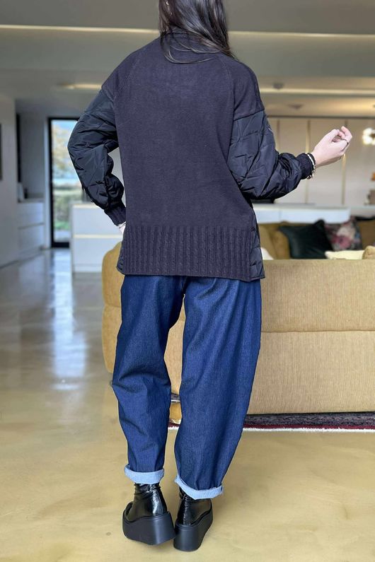 Glencoe Quilt & Knit Black  /4/13=